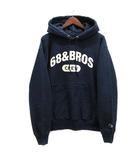 チャンピオン CHAMPION 68&BROTHERS プレミアムリバースウィーブ スウェット パーカー ネイビー 紺 M