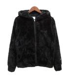 チャンピオン CHAMPION シェルパ ボア フリース ジップアップ パーカー ボックスロゴ刺繍 ブラック 黒 M C3-L615