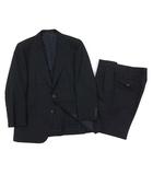 バーバリーズ Burberrys ウール モヘア スーツ セットアップ ジャケット パンツ 紺 ネイビー AB4