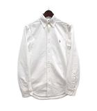 ラルフローレン RALPH LAUREN オックスフォード ボタンダウン シャツ 長袖 スリムフィット ワンポイント ホワイト 白 XS