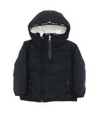 モンクレール MONCLER CONEZ ダウン ジャケット フード付き ラバーロゴ 2022SS ダークネイビー 紺 12/18 mesi 80cm ベビー