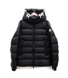 モンクレール MONCLER サルズマン SALZMAN ダウン ジャケット ロゴ フード付き 2021AW ブラック 黒 1 ☆AA★