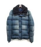 レイヤード デニム ダウンジャケット 襟ボア B-SKI CUSTOM DENIM DOWN B272 インディゴ ブルー L