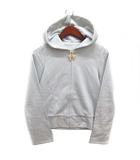 フランシュリッペ franche lippee ほしくず 短丈 パーカー スウェットラメ ジップ ライトブルー M 3181060 美品