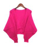 フランシュリッペ franche lippee わたあめ ニット カーディガン ホールガーメント 長袖 ローズピンク M 2125390