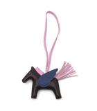 エルメス HERMES ロデオ ペガサス PM バッグチャーム アニョーミロ ルージュセリエ ブルーサフィール モーヴシルベストル B刻印 2023年