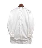 ワイズ Y's ヨウジヤマモト ブロード バンドカラー シャツ ブラウス 長袖 コットン ホワイト 白 1 YH-B13-001