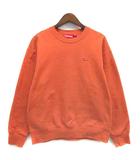 シュプリーム SUPREME スモールボックスロゴ スウェット トレーナー 裏起毛 Small Box Crewneck オレンジ S ☆AA★