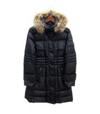 ケーティー キヨコ タカセ  K.T KIYOKO TAKASE VINTAGE ダウンコート ファー フード ネイビー 紺 9