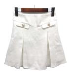 リップサービス LIP SERVICE スプリング ツイード プリーツ スカート インナーパンツあり アイボリー M 000452500100