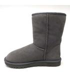 アグ UGG クラシック ショート ブーツ ムートン 24cm グレー 5825