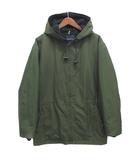 ブルックスブラザーズ BROOKS BROTHERS ナイロン フーディ ジャケット ジップアップ 裏地フリース グリーン 緑 S