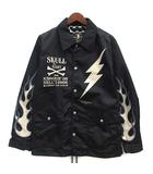 スカルフライト SKULL FLIGHT ライダース コーチ ジャケット 13WING ブラック 黒 40 SFJ24-01