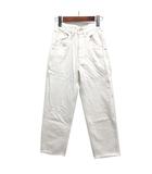 スピック&スパン Spick&Span 5 1/2 カットオフ ペインター デニムパンツ 白 ホワイト 26 20030200114040