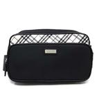 ノバチェック ナイロン ウエストバッグ ボディバッグ ブラック 黒