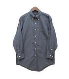 ブルックスブラザーズ BROOKS BROTHERS ボタンダウン チェック シャツ 長袖 ネイビー 紺 S