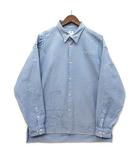 ビズビム VISVIM トラヴァイユ シャツ 長袖 クラッシュ TRAVAIL SHIRT L/S CRASH BLUE ブルー 3 0121105011004