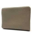 カウレザー 二つ折り 財布 ベージュ