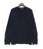 ポロ ラルフローレン POLO RALPH LAUREN リネン混 インディゴ ニット セーター 長袖 クルーネック ネイビー 紺 XL ☆AA★