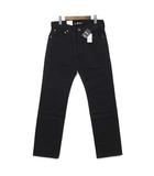 バックナンバー BACK NUMBER レギュラー ストレート デニム パンツ ジーンズ ブラック 黒 31