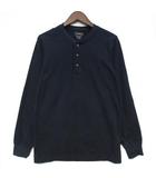 エルエルビーン L.L.BEAN ケアフリー アンシュリンカブル ティ 長袖 ヘンリーネック Tシャツ カットソー ネイビー 紺 S 506619