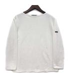 ウェッソン バスクシャツ 長袖 ボートネック Tシャツ カットソー 無地 ホワイト 白 T3 フランス製 71200 3