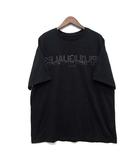 シルケット ワイド Tシャツ 半袖 UST-24031 ブラック 黒 XL