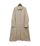 フォグリネンワーク fog linen work リネン Aライン コート シャツ ワンピース ベージュ