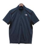 ザノースフェイス THE NORTH FACE ウルトラウィック ジップアップ シャツ 半袖 ULTRAWICK ZIPUP NT30057 ネイビー 紺 M