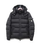モンクレール MONCLER モンジュネーブル MONTGENEVRE ウール ダウン ジャケット フード付き グレー 0