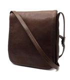 ミスターオリーブ MR.OLIVE EOI ウォータープルーフ ウォッシャブル レザー スマート メールバッグ クロスボディ ブラウン