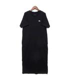 ザノースフェイス THE NORTH FACE Tシャツ ロング ワンピース コットン 半袖 ブラック 黒 M NTW82530