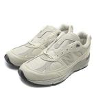 ニューバランス NEW BALANCE 英国製 M991CR1 クロコ型押し レザー スニーカー ベージュ 27.5cm