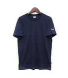 プーマ PUMA ロゴ Tシャツ 半袖 クルーネック ネイビー 紺 M 848541-06