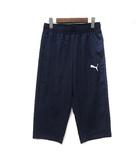 プーマ PUMA アクティブ 3/4 ウーブン パンツ クロップド ネイビー 紺 M 588876-06