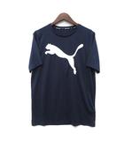 プーマ PUMA ドライ ACTIVE ビッグロゴ Tシャツ 半袖 ネイビー 紺 M 588860-06