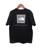 ザノースフェイス THE NORTH FACE バンダナスクエアロゴ Tシャツ 半袖 NTW32446 ブラック 黒 L 美品