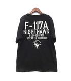 パッチド Tシャツ カットソー 半袖 クルーネック PATCHED TEE F-117A ブラック 黒 L 6103387