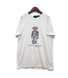 ポロベア プリント Tシャツ カットソー 半袖 クルーネック ホワイト 白 M