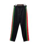 グッチ GUCCI ライトネオプレン ジョギングパンツ サイドライン ジャージ トラックパンツ Light Neoprane Jogging Pant 2023SS ブラック 黒 M 715186 XJETG 新品同様