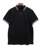 エンポリオアルマーニ EMPORIO ARMANI レギュラーフィット ピケ ポロシャツ 半袖 ストレッチ 鹿の子 ブラック 黒 M 3K1FA4 1JPTZ