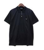 エンポリオアルマーニ EMPORIO ARMANI 取り外し交換可能 イーグル ロゴ ワッペン ポロシャツ 半袖 ネイビー 紺 L 3K1FC5 1JTUZ
