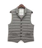 ブルネロクチネリ BRUNELLO CUCINELLI ライト ダウン ベスト ジレ グレー XS MM4591601 美品
