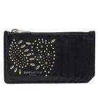 サンローラン パリ SAINT LAURENT PARIS ペイズリー スタッズ レザー フラグメントケース カード&コインケース 458593 ブラック 黒