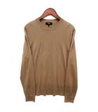 セオリー Theory リーガル ウール クルーネック ニット セーター 長袖 CREW NECK PO-REGAL WOOL キャメル S