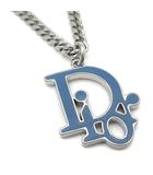 ディオール Dior オブリーク ペンダント ネックレス ロゴ N3202HOMMT D014 ブルー系 超美品
