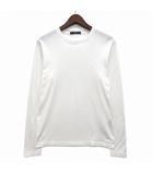 ルイヴィトン LOUIS VUITTON LVサークル ロゴ 長袖 Tシャツ カットソー クルーネック ロンT ワンポイント ホワイト 白 XS RM182Q JC8 HAY53W