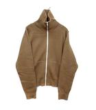 ユニクロ UNIQLO C ミラノリブ フルジップ カーディガン 長袖 ベージュ M 481731