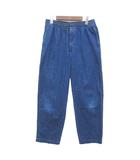 ユニクロ UNIQLO ストレッチ イージー アンクル パンツ デニム ブルー M 372-470688