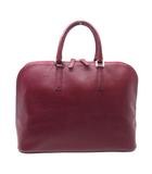  ビジネスレザーファクトリー BUSINESS LEATHER FACTORY スリム ビジネスバッグ デルタ ハンドバック バーガンディ